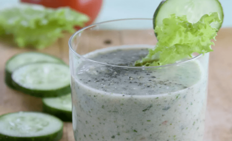 Pepino e kefir